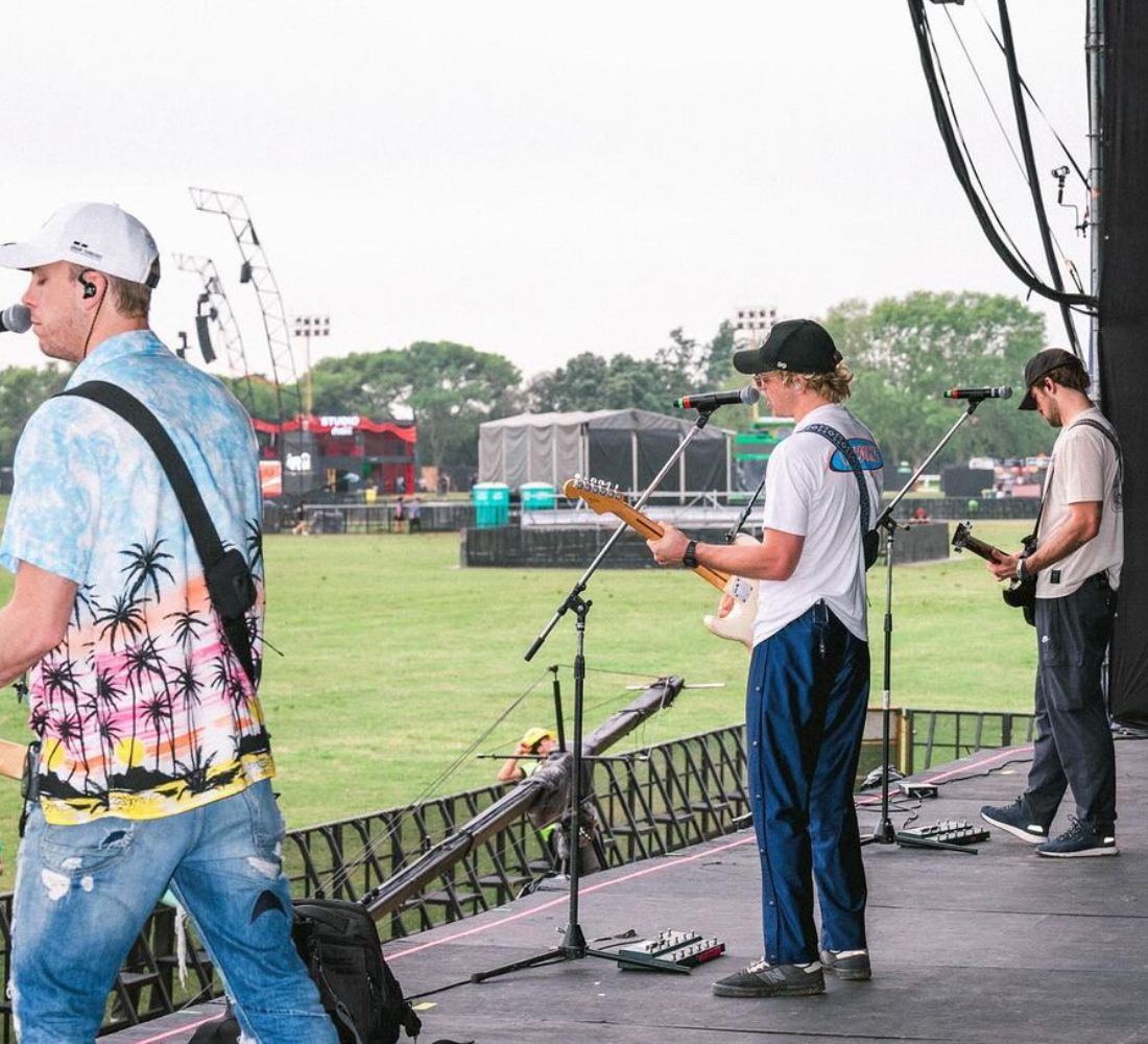 Prueba de sonido la mañana del sabado