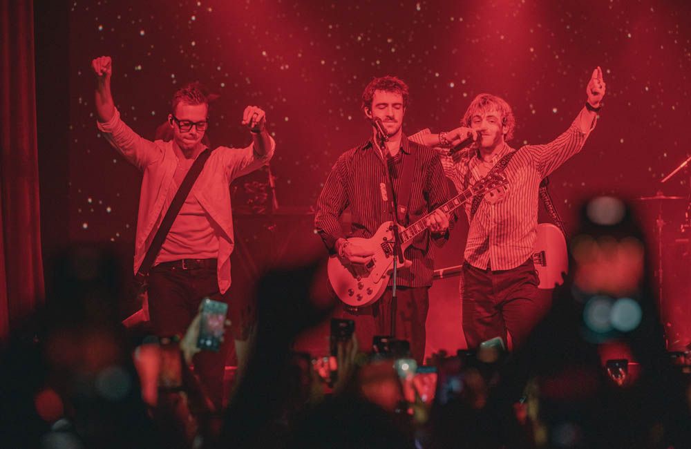 Ross, Rocky y Riker durante Afterglow